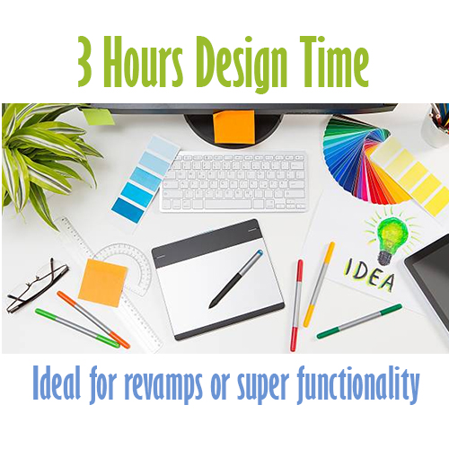 3 hour design time web design belfast