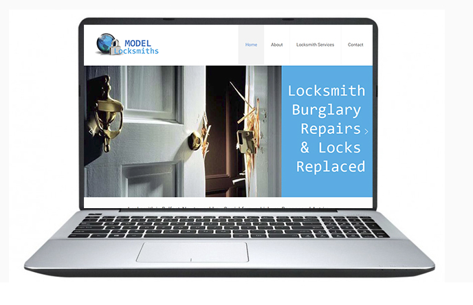 Free Website Design Offer Example - Model Locksmiths
